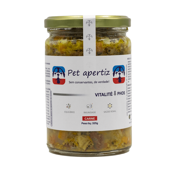 Vitalité Phos para Cães Carne 325g